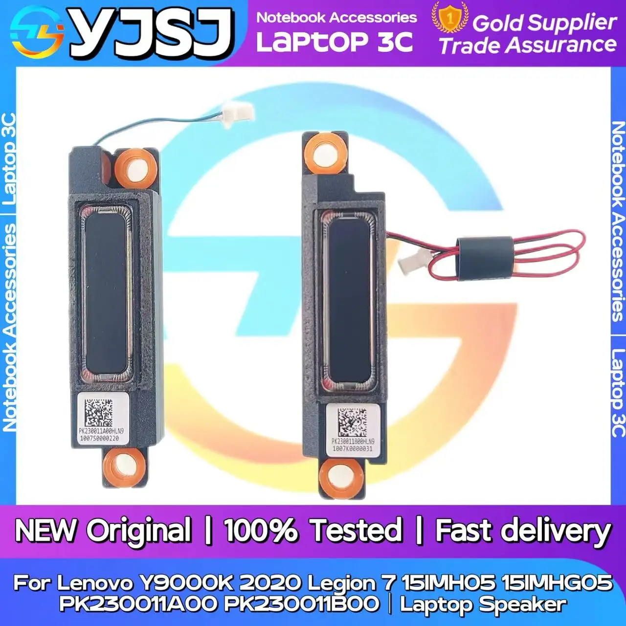 

Новый оригинальный динамик для ноутбука Lenovo Y9000K 2020H Legion 7 15IMH05 15IMHG05 PK230011A00 PK230011B00, встроенный динамик, аудио-гарнитура