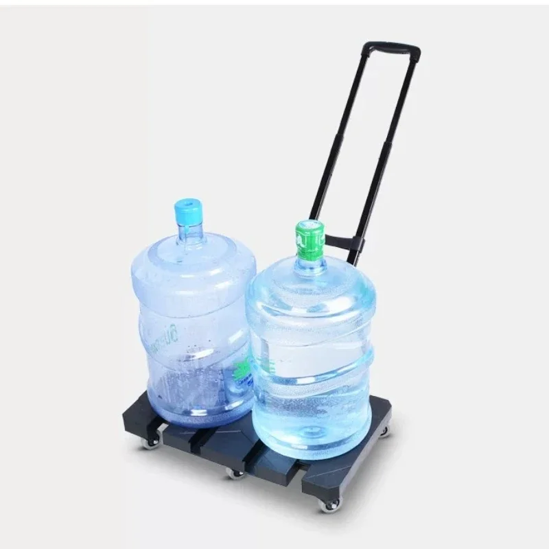 Foldable Hand Truck with Universal Wheels,Portable Heavy Duty Folding Luggage Cart for Home Moving,Wear-Resistant Extended Dolly