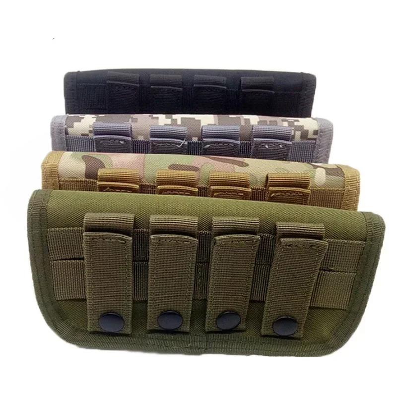 Tactical 12 Round Ammo Shells Pouch 12GA 12 Gauge Molle Pouch Shot Gun Reload Magazine Pouches Airsoft Mag Hunting Ammo Bag