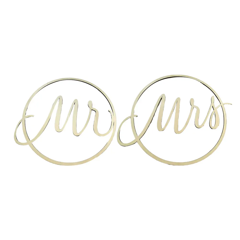 

2Pcs Wooden Decor Back Chair Hanging Elegant Wedding Sign Pendant Home Decoration Bamboo Style Chair Back Hanging