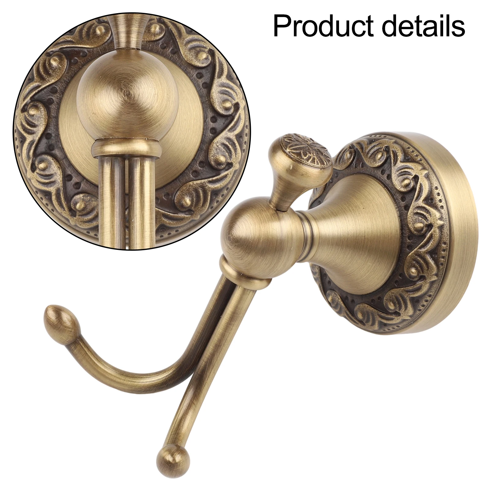 Suitable For Living Space Paper Box 10.5cm*10.5cm*8cm Bathroom Hardware Antique Clothes Hook Bedroom Use Kitchen Application