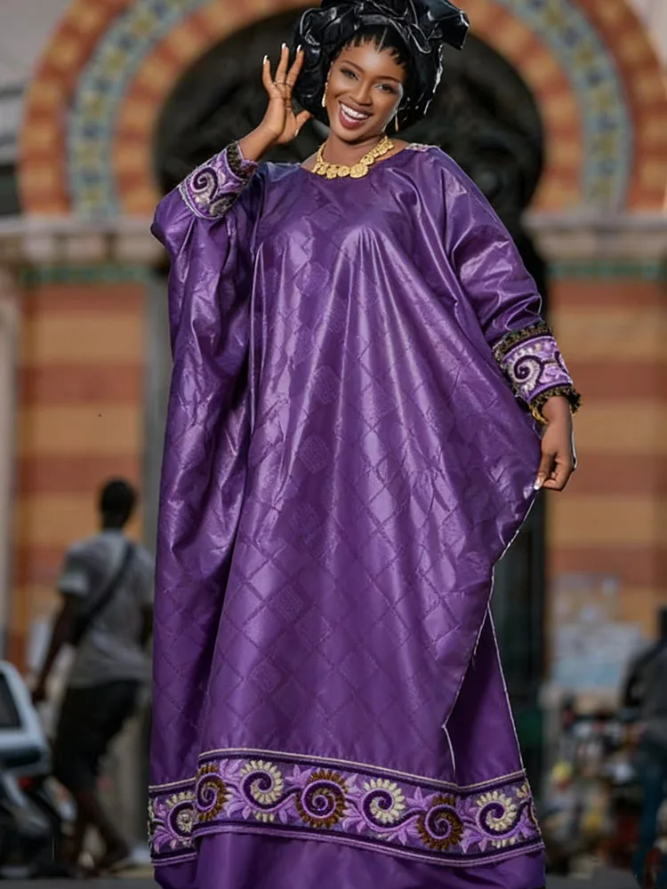 

African Bazan Style Custom New Traditional Clothing Print Elegant Classic Plus Size Four Seasons Formal Occasion Gown