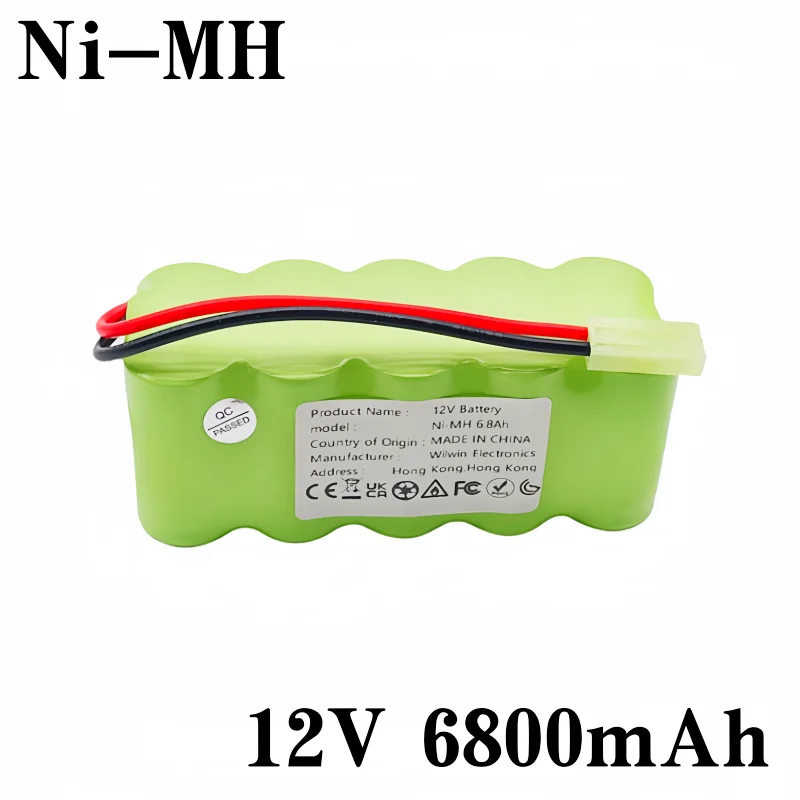 MKEPA SC 12V 6800mAh pour Rowenta lpega RH5488 RH846301 RH846901 RS-Rh5205, aspirateur robotique