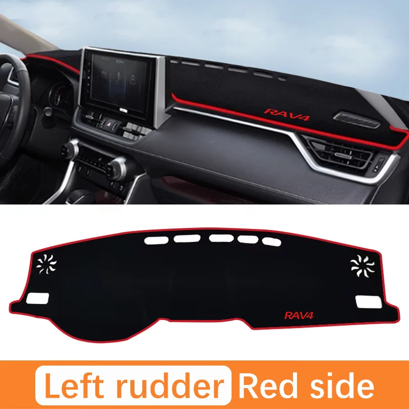 토요타 RAV4 2019 2020 2021 2022 2023 2024 RAV 4 XA50 하이브리드 계기판 덮개 액세서리용 자동차 대시보드 매트 햇빛 가리개