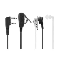 2 Pin PTT MIC Casque Covert Acoustic Tube In-Ear Oreillette Pour MendTYT Baofeng UV-5R BF-888S CB Radio Accessoires 4