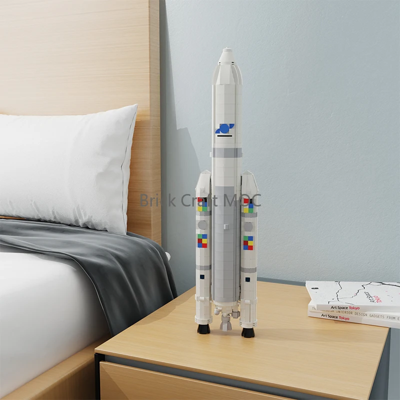 

MOC Ariane 5 Launch Vehicle Building Blocks Set - ESA Heavy Lift Rocket Model Kit for Space Fans