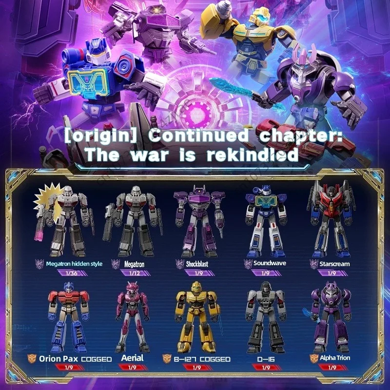 BLOKEES Klocki Konstrukcyjne Transformers One Shockblast Megatron Soundwave Ruchomy Model Do Składania Kolekcjonerskie Ozdoby Zabawka Prezent