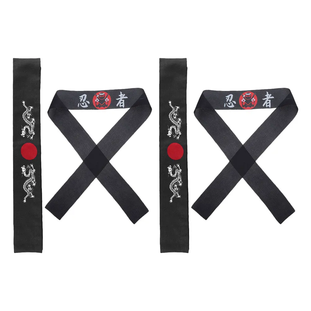 

Japanese Ninja Hairband Chef Accessories Karate Headband Bulk Decorations Bandanas for Men Samurai