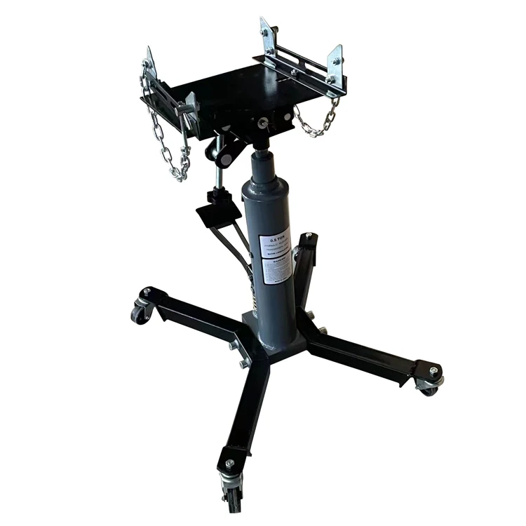 Single Pump Transmission Jack Accept 500kg Height 170cm / Gearbox Lifter