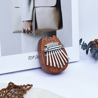 Totoro Kalimba Portable 8 Keys Mini Kalimba Thumb Piano Sapele Solid Wood Musical Instrument For Kids And Adult