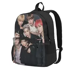 Stray Kids Hot Sale Schoolbag Backpack Fashion Bags Stray Kids Magazine Sheltter Kpop Stay Bangchan Woojin Lee Know Minho