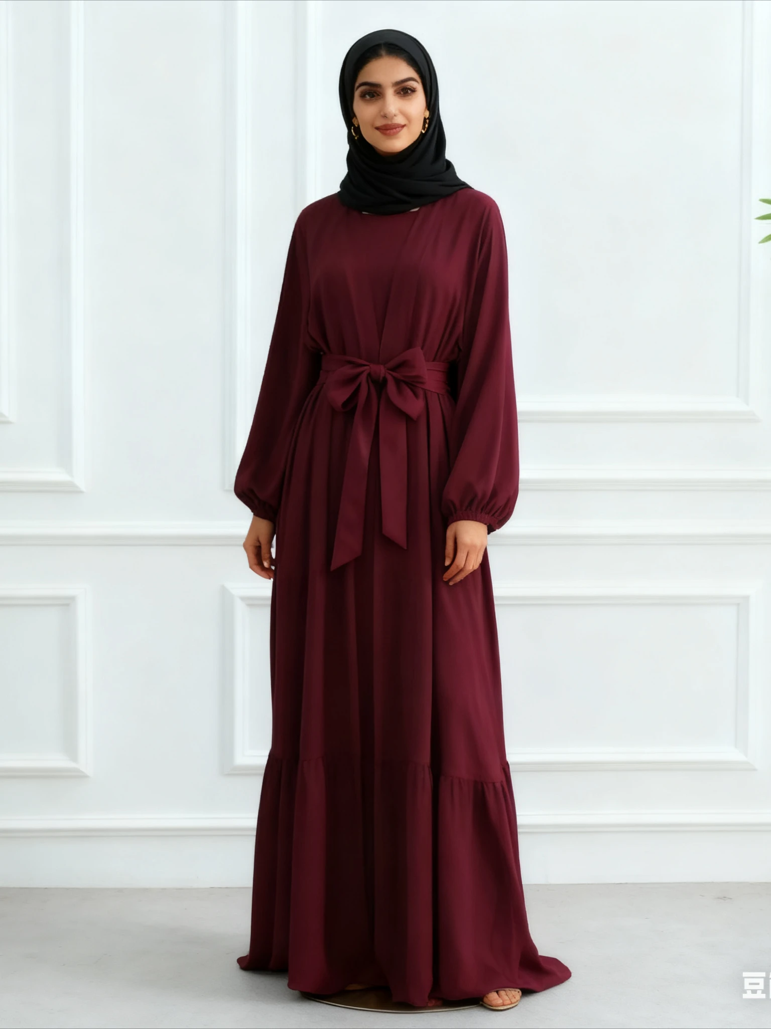 

Ид женское платье Абая мусульманский комплект из 2 предметов на шнуровке Vestidos Largos вечерние кафтан Джалабия платья Рамадана кафтан длинный халат 2025