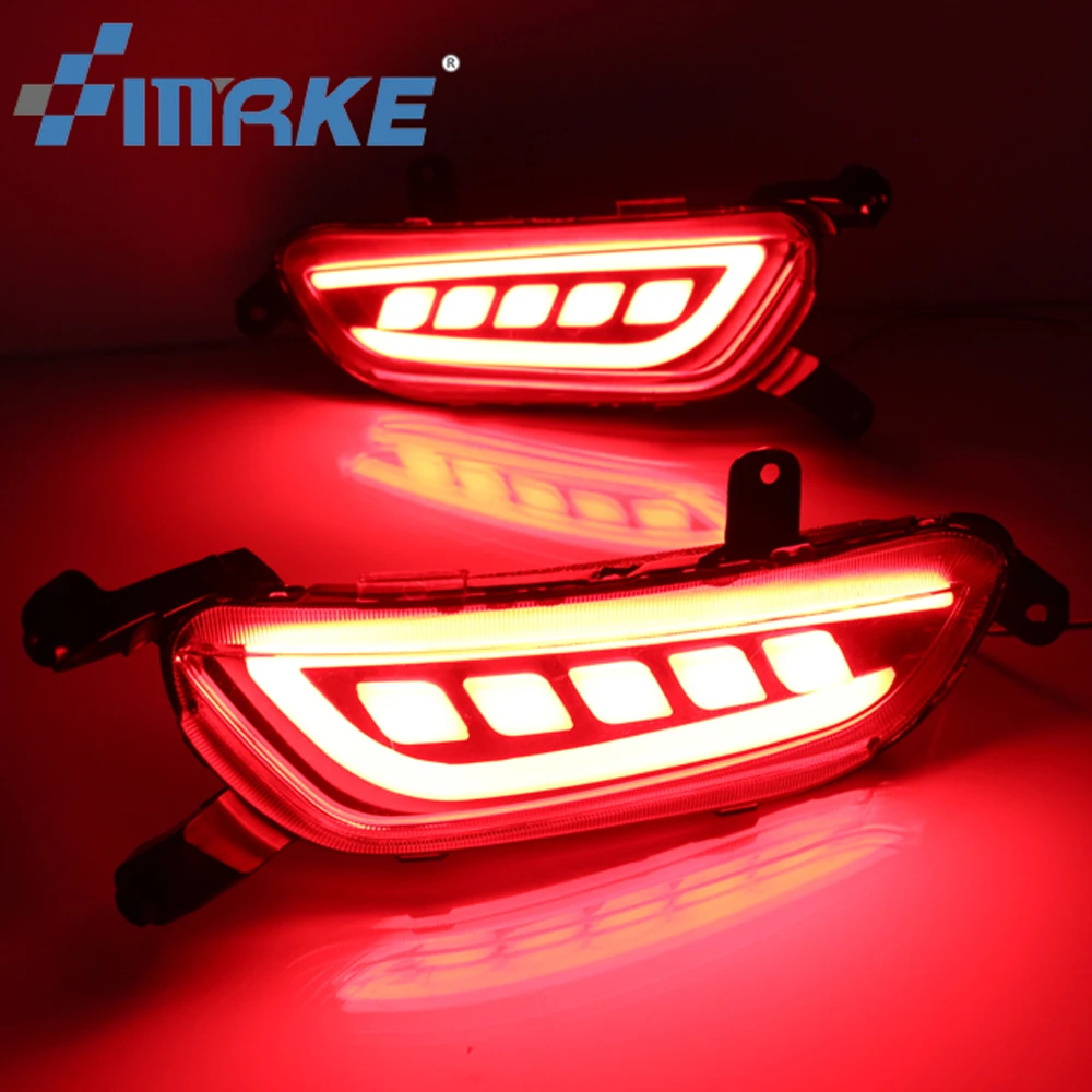 2PCS LED Rear Bumper Light For Mazda CX-3 CX3 2015 2016-2020 Reflector Tail Brake Stop Lamp Turn Signal Light Car Accessories - Image 5