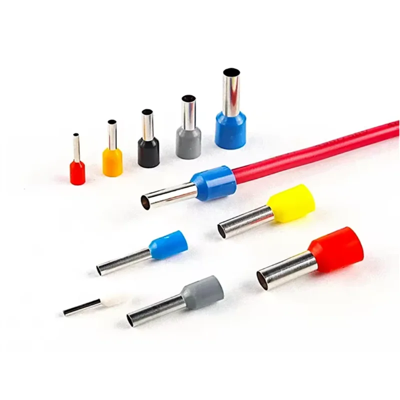 400-2120PCS Box,VE Tubular Crimp Terminals,Wire Insulated Terminator,Block Cord End Connector,Electrical Tube Terminal