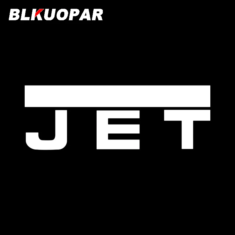 BLKUOPAR Jet Автомобильная наклейка Солнцезащитная креативная модная высечка оригинальные наклейки водонепроницаемые забавные устойчивые к царапинам автомобильные аксессуары