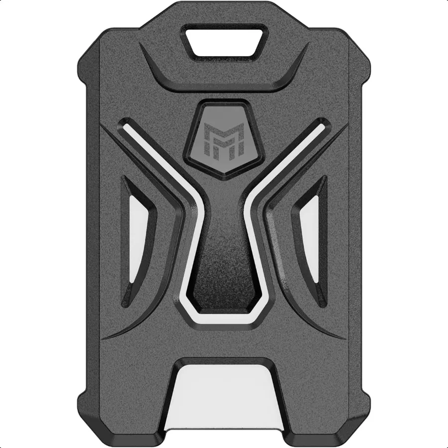 

Heavy Duty Badge Holder Vertical ID Card Holder for Credit Cards Clear ID Window All PC Polycarbonate Plastic Housing 5 Cards C