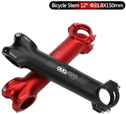 150mm Super Long Shock-Absorbing Bike Handlebar Stem for Road/Mountain Bike Aluminum Alloy CNC Fitting Pole Folding Bike Stems