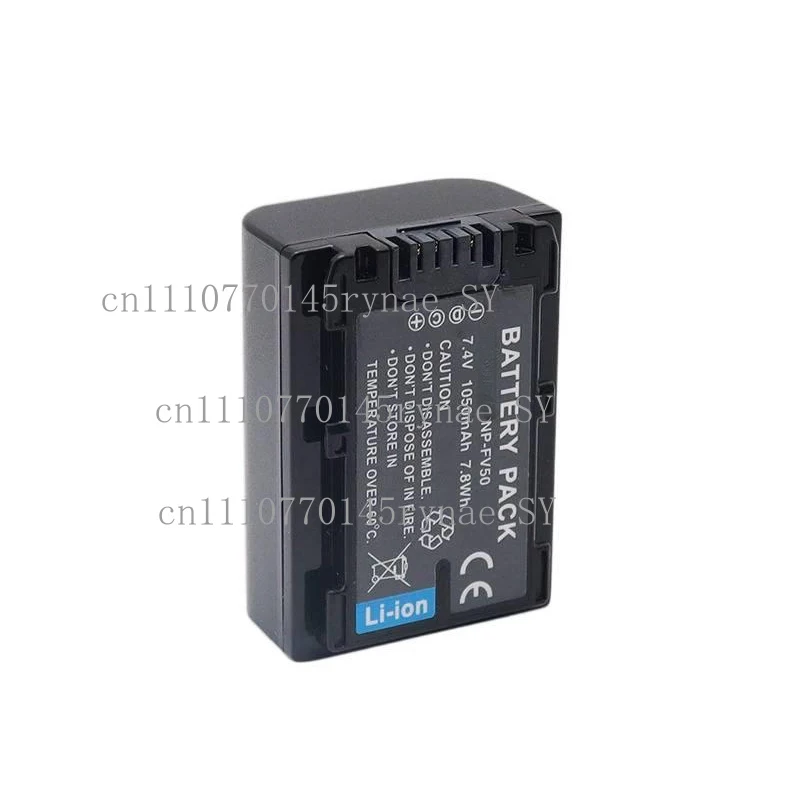 For Sony NP-FV50 Replacement Battery, Compatible with NP-FV30/40/60/70/80/90/100, Handycam HDR-CX/SR/XR/PJ/SX/HC Series Camcorde