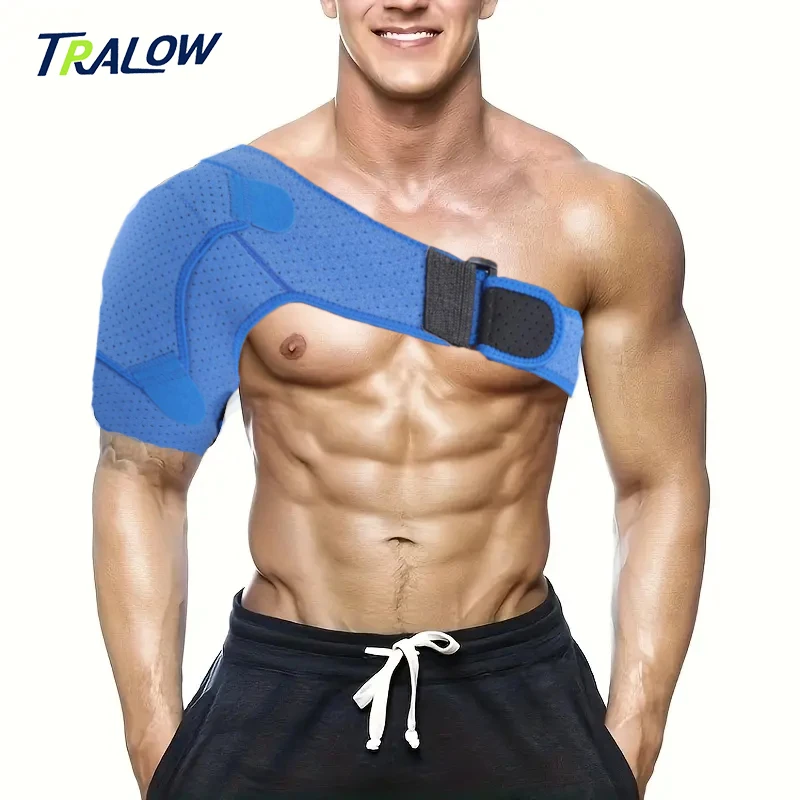 

TRALOW Shoulder Brace for Women Men Rotator Cuff Adjustable Pain Relief Dislocated AC Joint Labrum Tear Sprain SorenessTendiniti