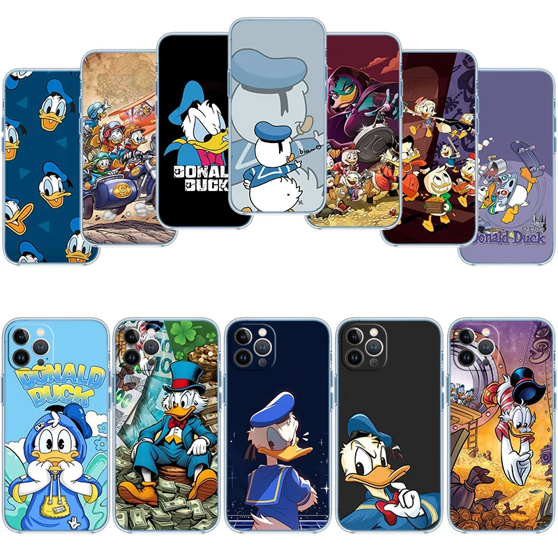ED19 DuckTales Donald Duck funda transparente para teléfono LG K22 K30 K40 K40S K41 K42 K50 K50S K51 K51S K52 K61 K62 K71 K92 Q61