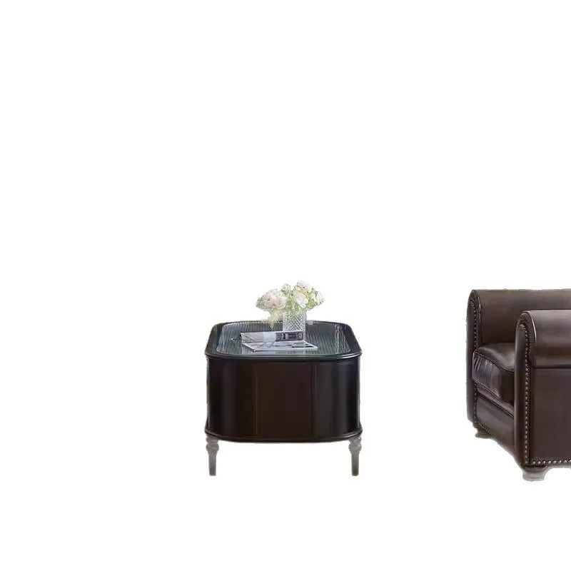 French black solid wood porch cabinet retro living room aisle antique chest cabinet screen wall storage table partition cabinet