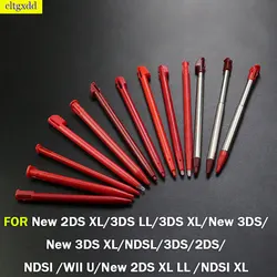 Cltgxdd PARA NDSL/DS/Lite/NDSi/NDS/Wii Metal Retrátil Stylus Cor Vermelho Plástico Stylus Para 2DS 3DS Novo 2DS LL XL Novo 3DS XL