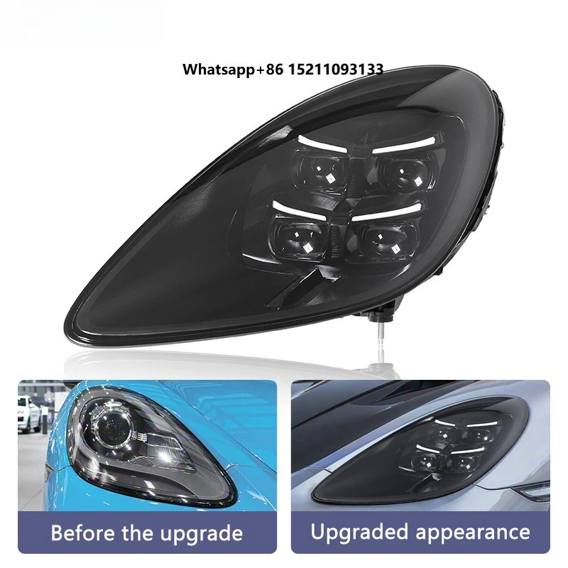LED Headlight Front Lamp Compatible Dynamic Front Light Assembly Car Parts