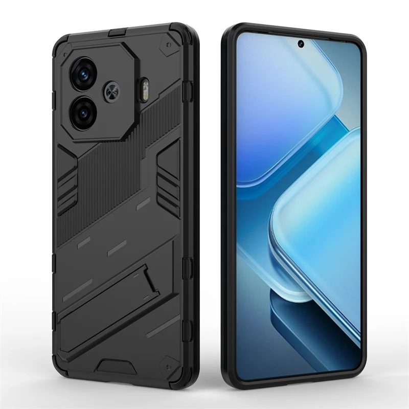 For vivo iQOO Z9 Turbo Case For iQOO Z9 Turbo 5G Cases Funda Capa Bumper Stand Holder Armor Cover For iQOO Z9 Turbo 5G China