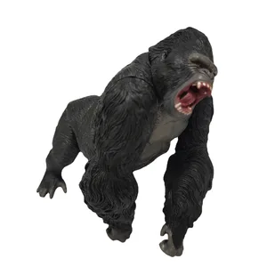 Weiche Gummifigur für Jungen, Skull Island, King Kong, Gorilla Model, Monsterspielzeug, verzierte Puppe, Orangutango, 17,5 cm 8 Hauptverkaufsgummi Monkey - №6