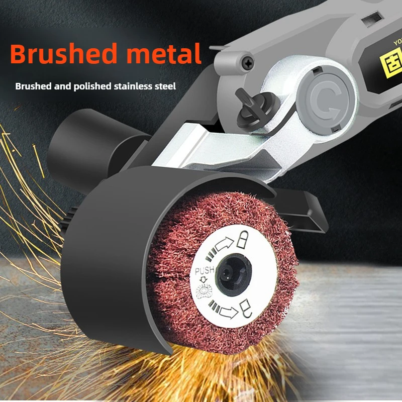 Electric Sanding Machine Handheld Lithium Battery Polisher Metalworking Brushing Polishing Grinder Portable Powerful Tools