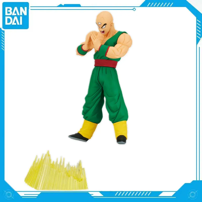 Bandai Genuine Animation Dragon Ball Z G×materia Tianjin Rice Qigong Cannon PVC 18cm Character Figure Model Toy Gift Collection