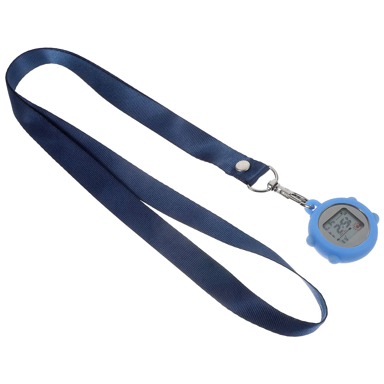 

Electronic Nurse Pocket Watch Big Round Face Easy Read Time Lightweight Portable Clip on Nurse Watch Professionals