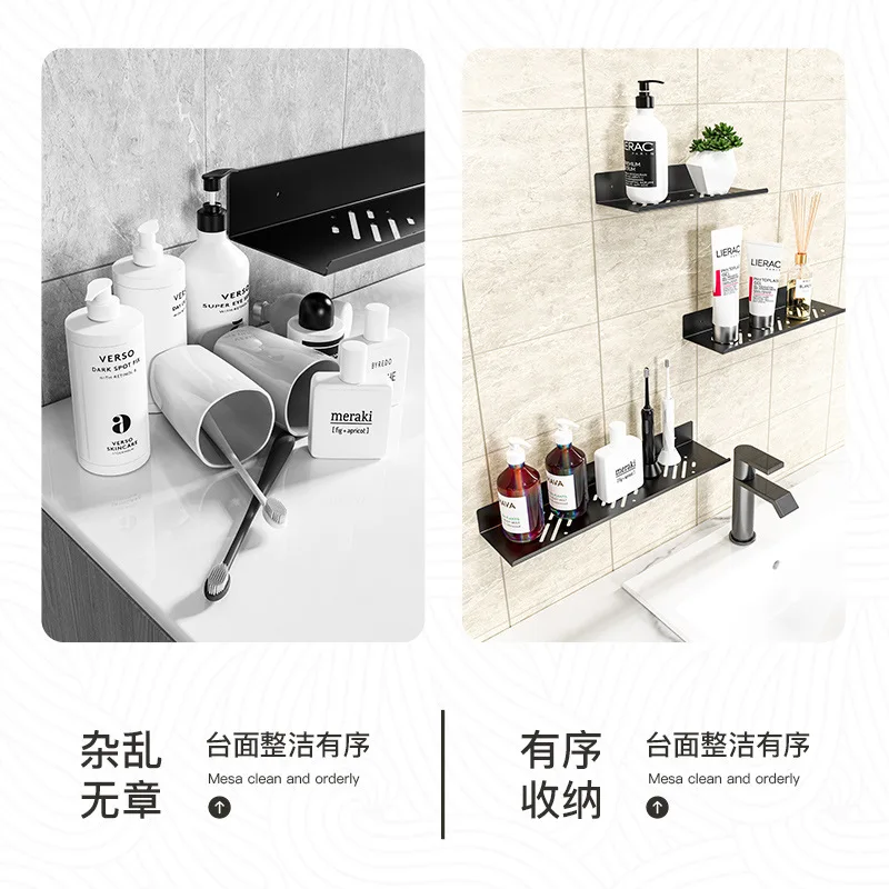 Washstand Shelf Washstand Cosmetics Shelf Bathroom No Punching Faucet Storage Rack Wall Hanging Bracket