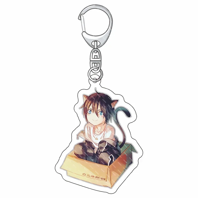 Noragami Keychain Anime 6cm Aesthetic Accesories Cute Aestethic Accessories Character Keychain Keyring Backpack Pendant Kid Gift