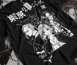 Draken T-shirt Ken Ryuguji Tokyo Revengers Anime Mikey Manjiro Shirt All Size long or short sleeves