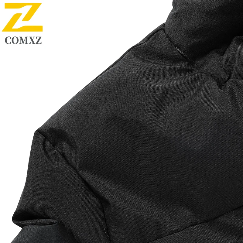 Men's Bread Jacket Thickened Hooded Winter Warm Windproof Cycling Bread Jacket Hiking Travel Skiing Outdoor Casual Winter Jacket