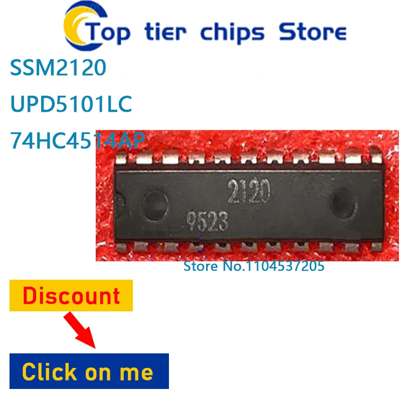 10-個〜-5-個-ロット-ssm2120-upd5101lc-dip22-74hc4514ap-dip24-100-新品
