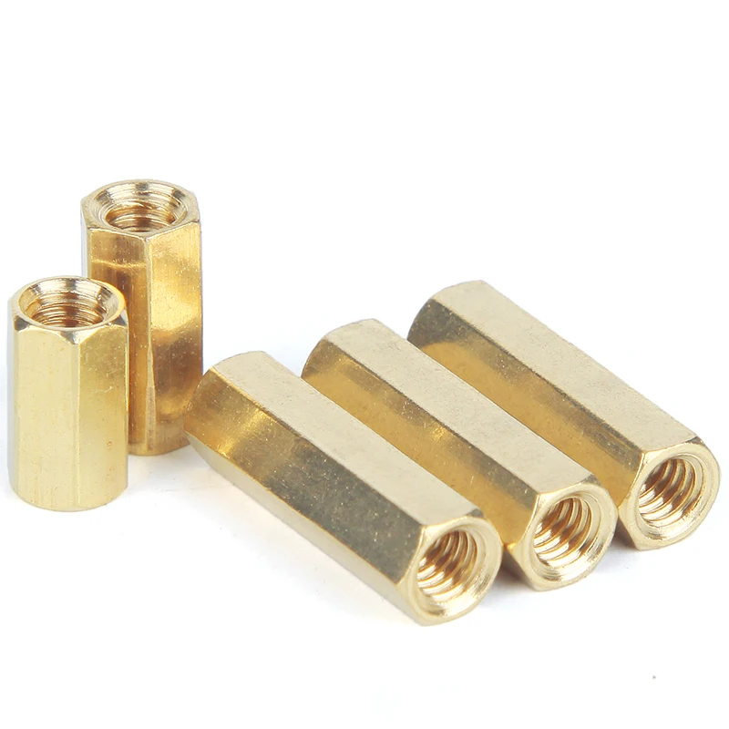 M2 M2.5 M3 M4 M5 Brass Hex Male Female Standoff Pillar Stud Mount Spacer Hexagon PCB Motherboard Hollow Bolt Screw