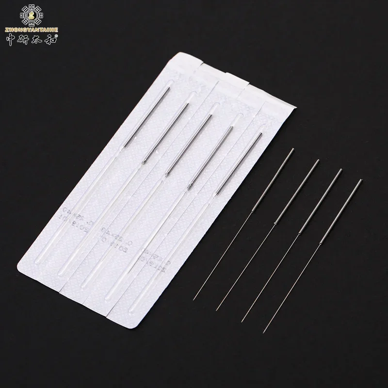 ZHONGYAN TAIHE Disposable Acupuncture Needle Sterile Processing Made of Stainless Steel Dialysis Sheet Packaging 10box/1000pcs