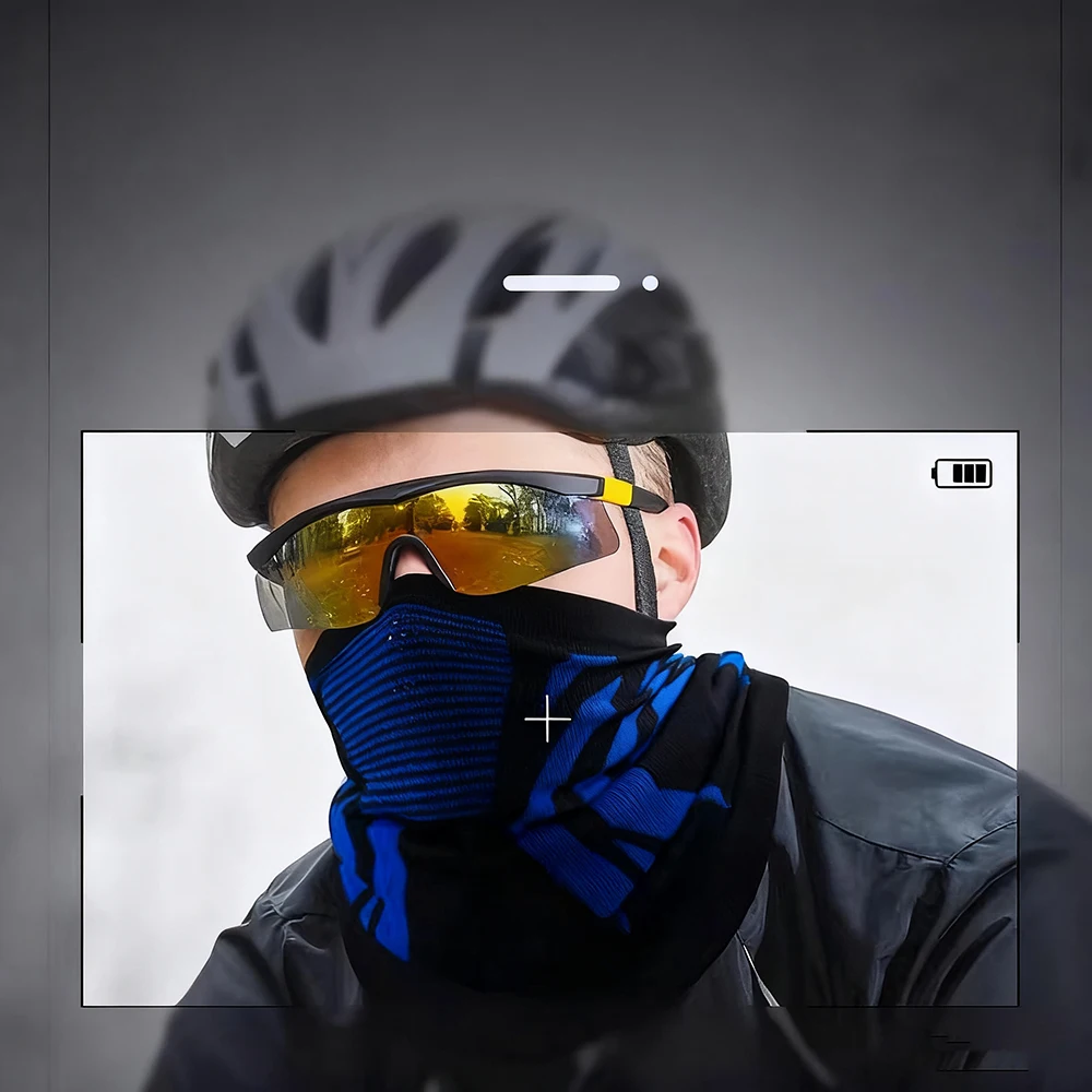 

Neck Warmer Bicycle Cycling Scarf Hiking Breathable Mask Outdoor Windproof Thickened Mask Bib Mountaineering Skiing Equipment