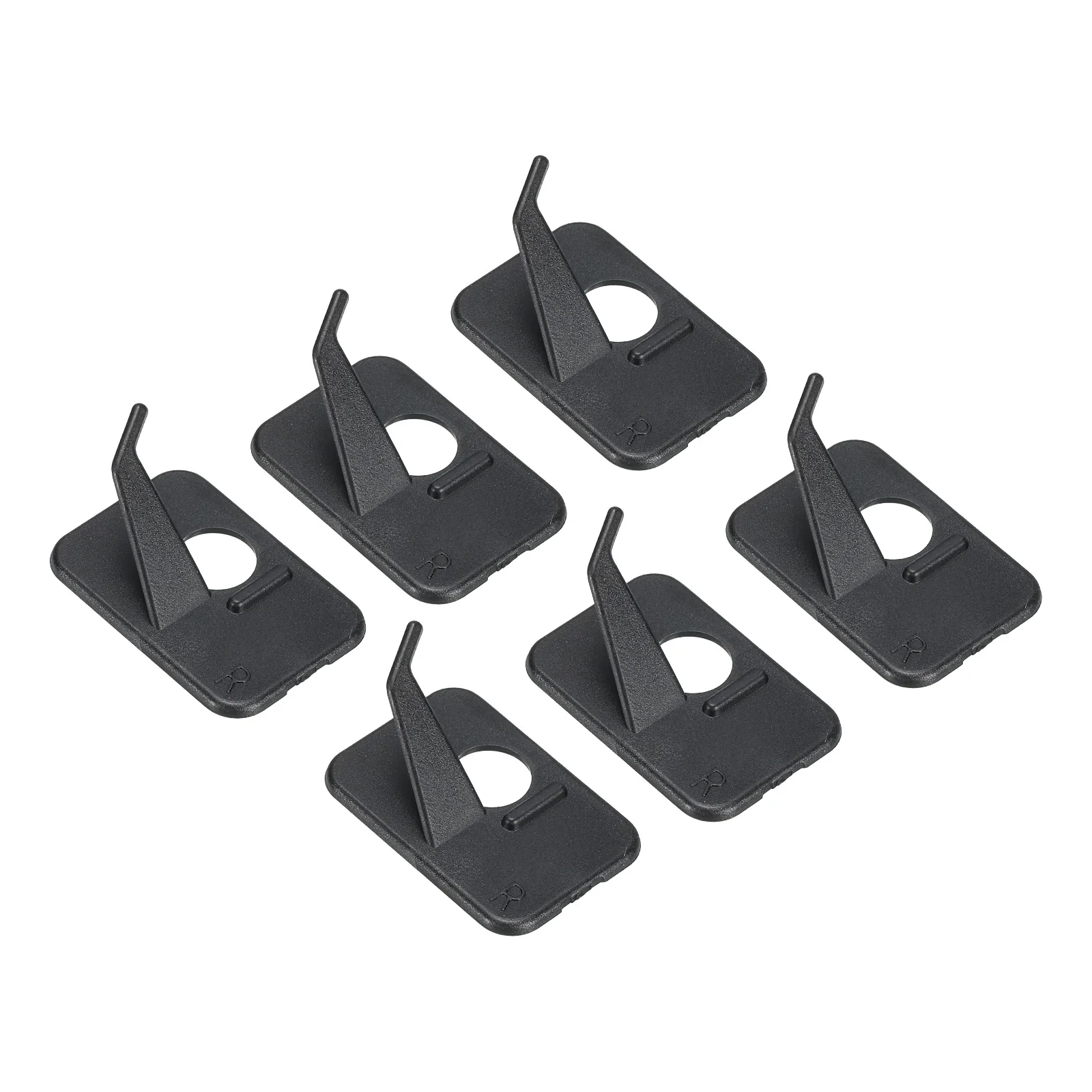 Uxcell 6/12 قطعة مسند السهم البلاستيك لاصق الرماية السهم دعم لليد اليسرى/اليد اليمنى مجمع قوس منحني #1