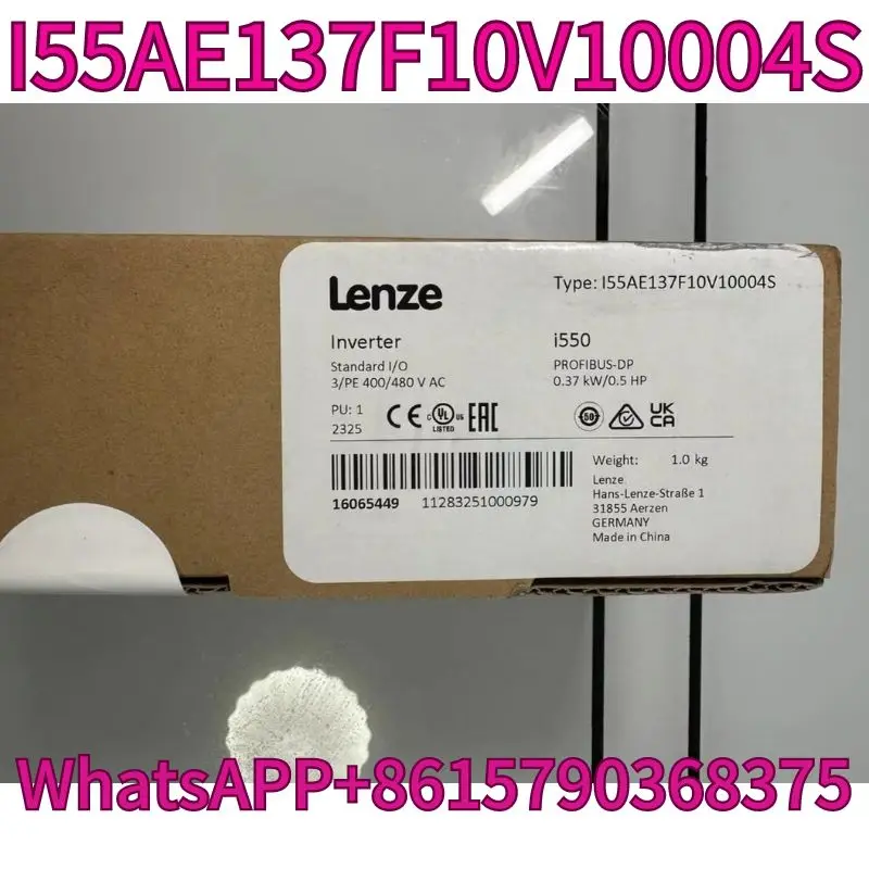 

The brand new I55AE137F10V10004S 0.37KW/0.5HP frequency converter comes with a one-year warranty and can be shipped quickly