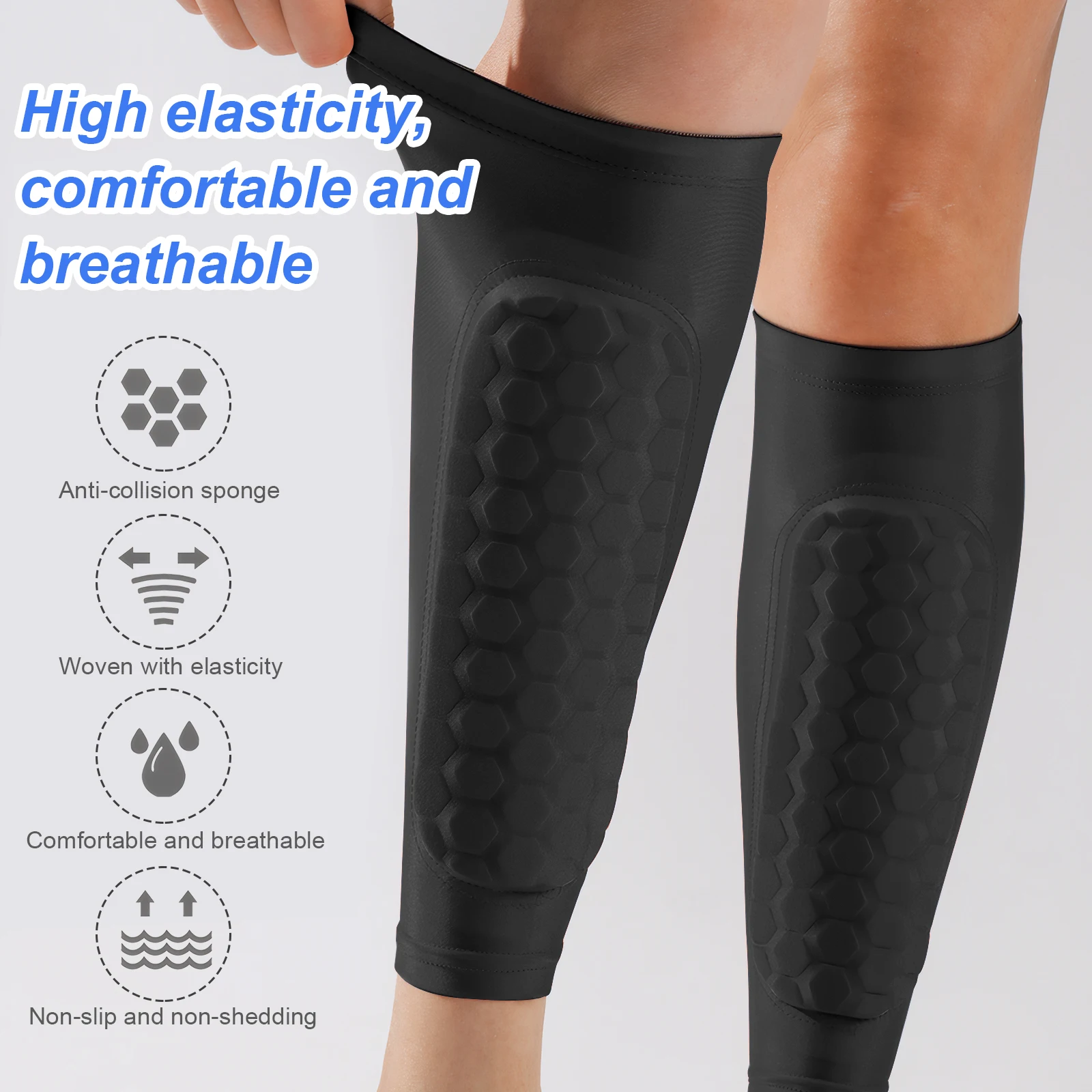 وسادات واقي البشرة لكرة القدم، وسادات قصبة الساق لكرة القدم، مريحة وخفيفة الوزن، معدات واقية للساق للأطفال والأولاد والرجال