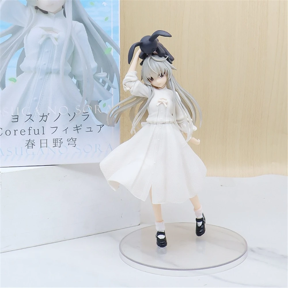 Anime 21 CM Yosuga no Sora Cute Kasugano Sora Kawaii Beautiful Girl Two-Dimensional Anime Model Ornaments Desktop Decorations