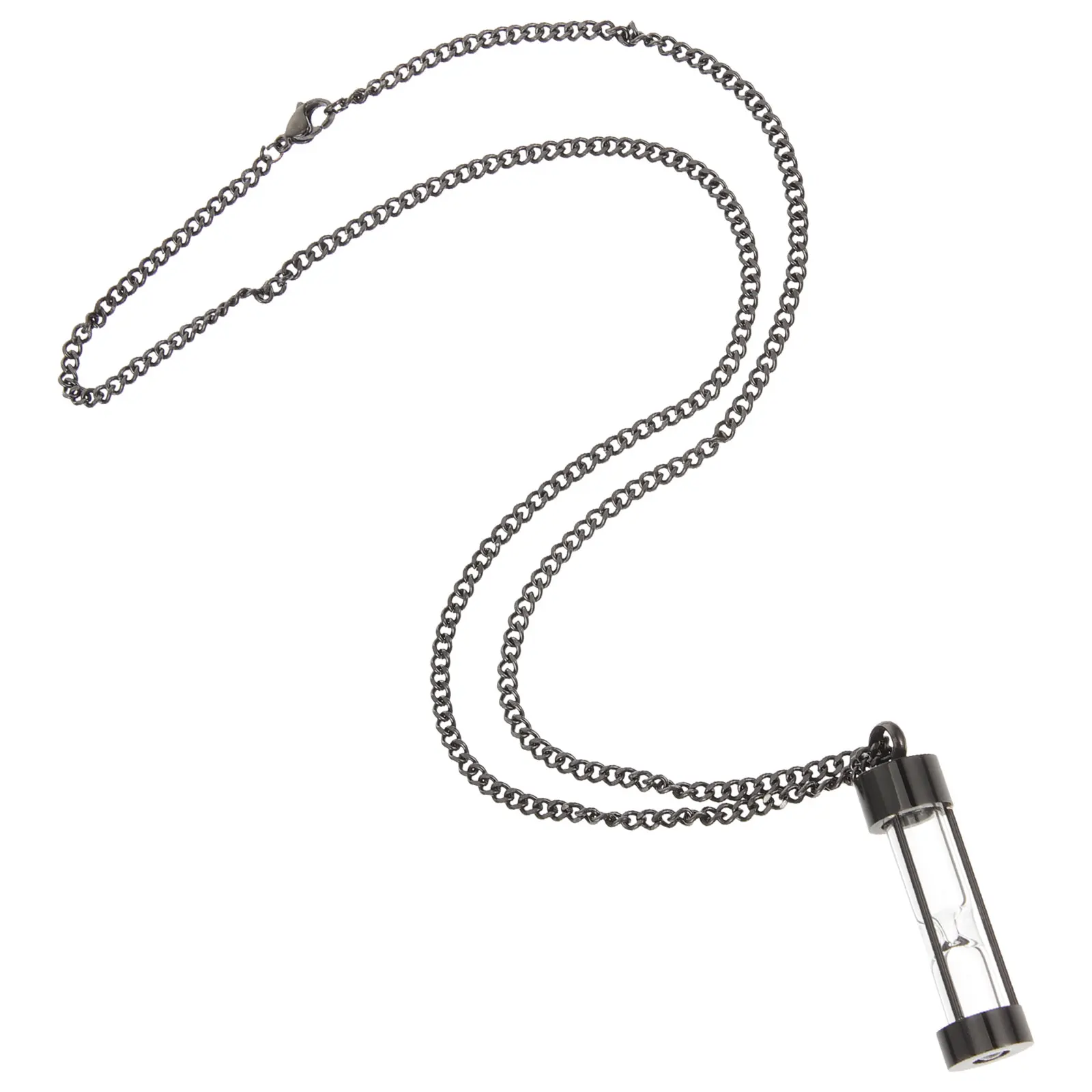 

Premium Titanium Steel Hourglass Vial Urn Memorial Pendant Women Keepsake Lightweight Pet Cremation Jewelry Cremation Necklace
