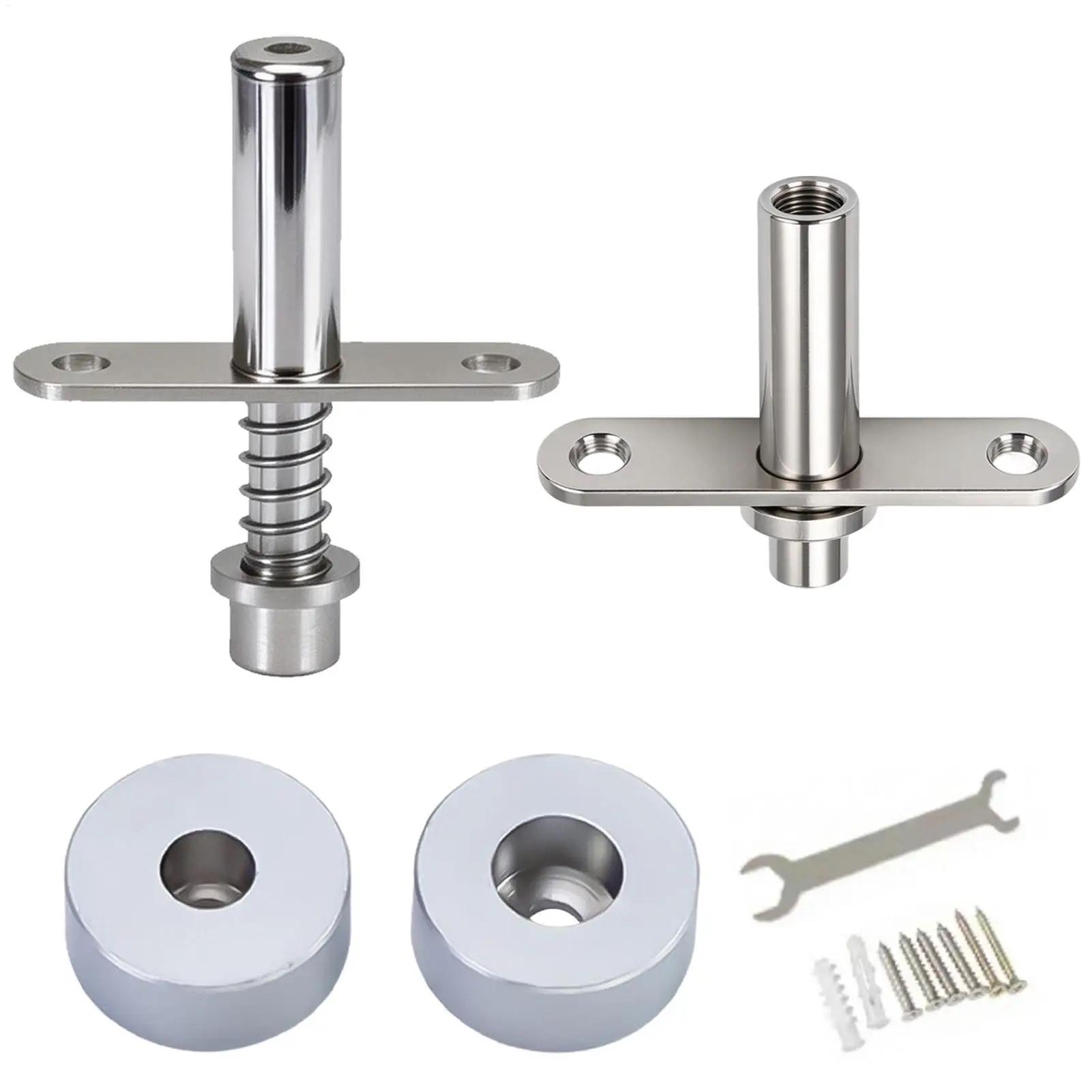 360 Degrees Conceal Pivot Hinge Set for Wood Slats Grill Screen Partition Divider Slat Room Divider Hardware for Home Office