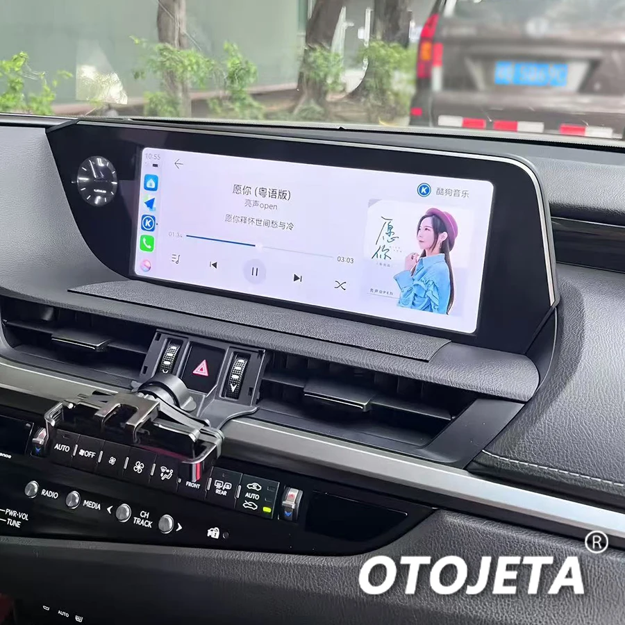 

12,3-дюймовый Linux-экран для Lexus ES 2018-2021 с беспроводным CarPlay, Android Auto, интерфейсом Mirrorlink и функциями мультимедийного дисплея для автомобиля