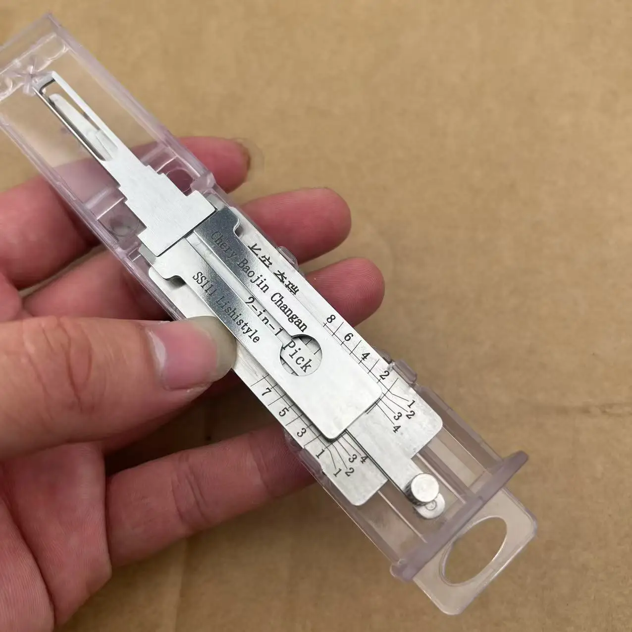 リシ 2in1 SS111 長安チェリー 8歯付き 最新2025年モデル 車用メジャー