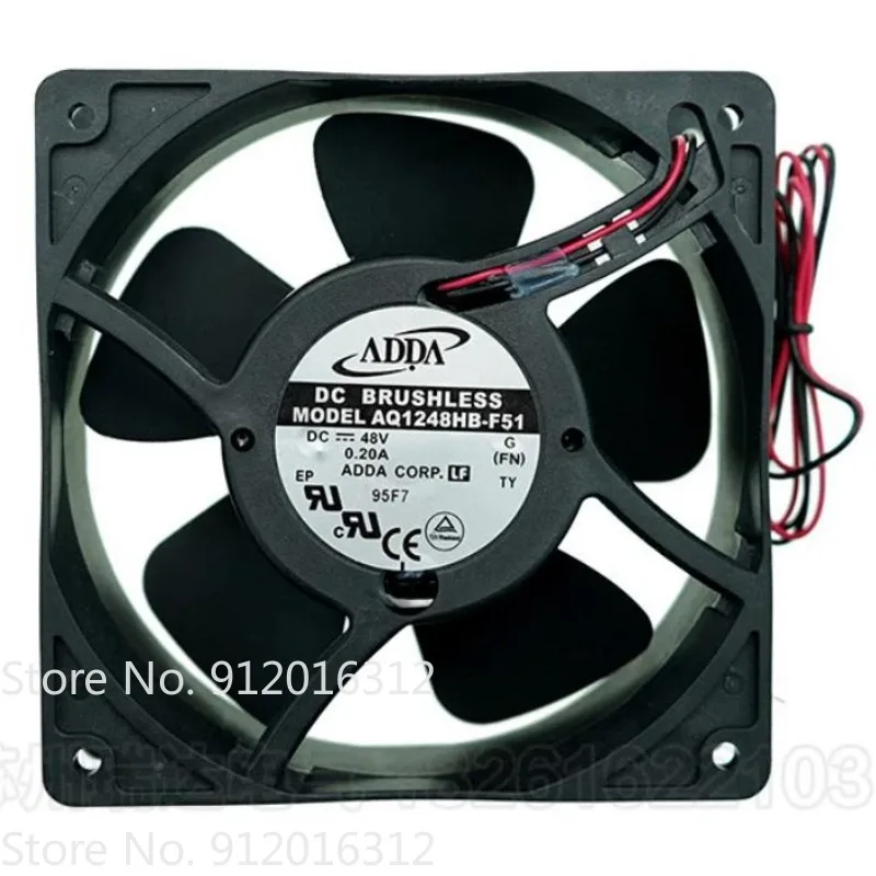 

Fan for ADDA AQ1248HB-F51 12038 DC48V IP55 Waterproof Cooling Fan 120 * 120 * 38MM