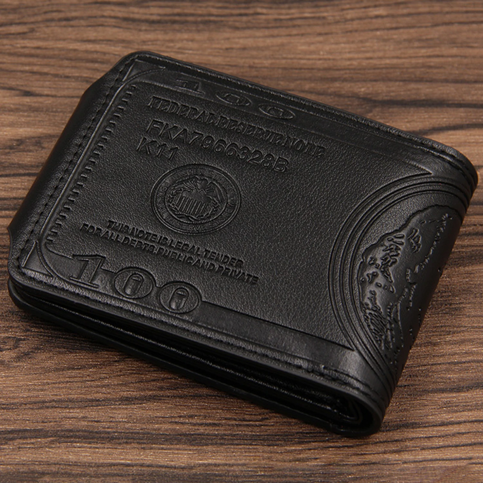 Men's Vintage Folding Wallet Fashionable Mini Wallets Retro Hand Bags for Friend Family Neighbors Gift